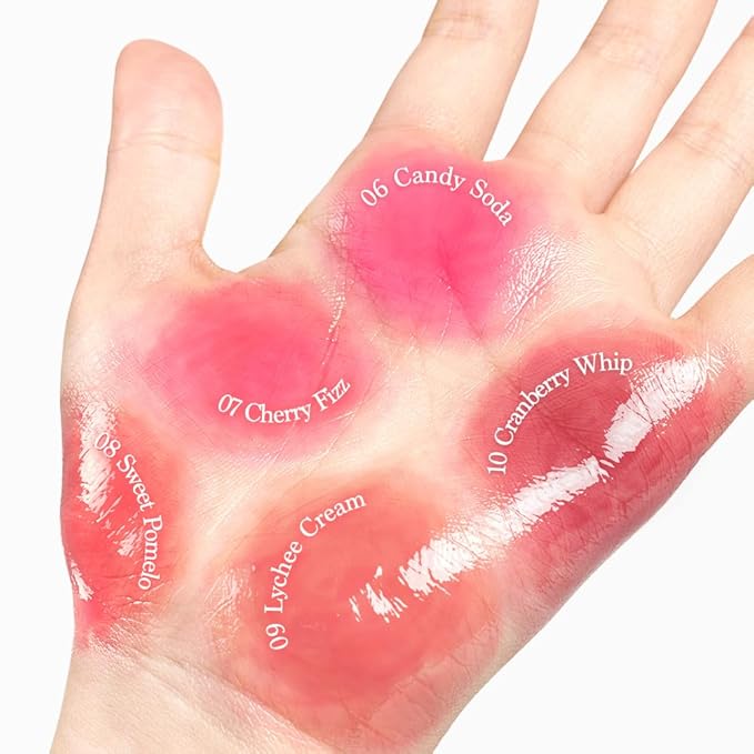 Dasique Melting Candy Balm (#07 Cherry Fizz) | Glossy Balm | Moisturizing | For dry Lips | Vegan