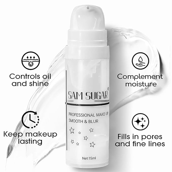 AirBrush Foundation Spray Set, Spray Foundation Makeup and Hydrating Face Primer Kit, Longwear Waterproof Liquid Matte Foundation Mist for Flawless Look, Brush and Sponge Include (#6 Sunny Beige)