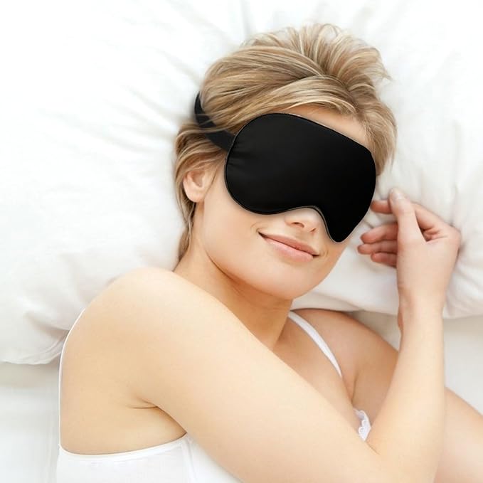 Custom Eye Mask Design Your Own Personalized Eye Shade Add Your Image Text Logo Light and Easy to Carry Effective Shadin Adjustable, 1pcsBlack, 8.1"x4.1"
