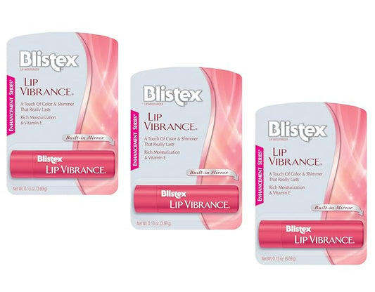 Blistex Lip Vibrance Lip Protectant 0.13 OZ (Pack of 3)