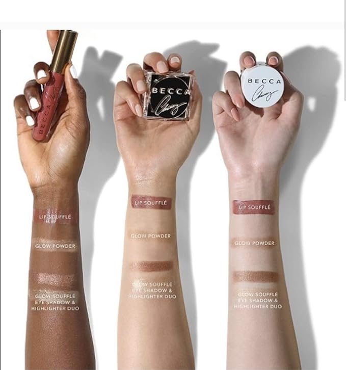 Becca x Chrissy Teigen Cravings Glow Recipe Face Makeup Kit 4 Pc Set