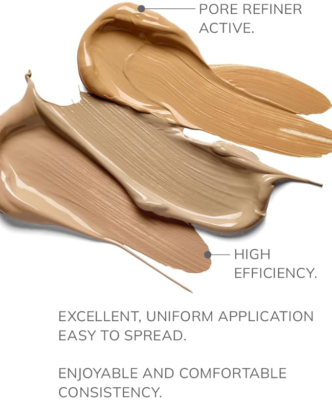 FARMASi Vfx Pro Foundation, Full Coverage Liquid Cream, Lightweight Long Lasting Coverage, Breathable Skin Moisturizer with Color True Matte Blending, Face Makeup, 1 fl. oz / 30 ml - Cool Medium 06