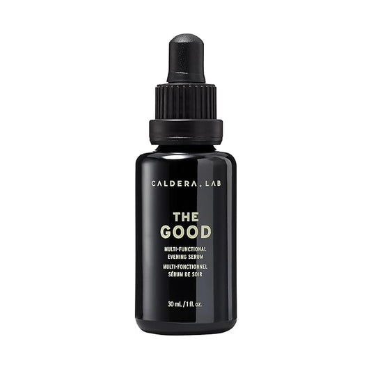 Caldera + Lab The Good | Men's Organic Moisturizing Face Serum for Dry, Sensitive, & Normal Skin – Vegan, Natural & Antioxidant Packed Skincare Facial Oil
