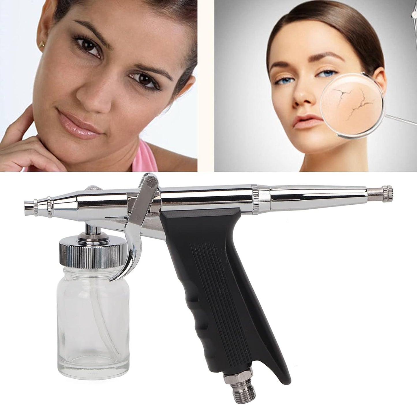Facial Oxygen Injector Spray Gun Deep Moisturizing Skin Rejuvenation, Atomization Fine Mist Sprayer for Hydrating, Oil Control Portable Home Beauty Salon Use