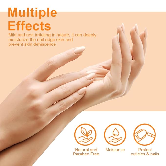 0.5FL.OZ Cuticle Oil, Nail Growth Oil Natural Aloe oil blended with jojoba oil, Vitamin E Nail Cuticle Oil for Repairs Cuticles Overnight Moisturizes and Strengthens Nails Cuticles