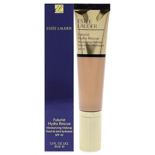 Estée Lauder Futurist Hydra Rescue Moisturizing Foundation SPF 45, 12 Hour Glow, 1.2 oz., 3W1 Tawny