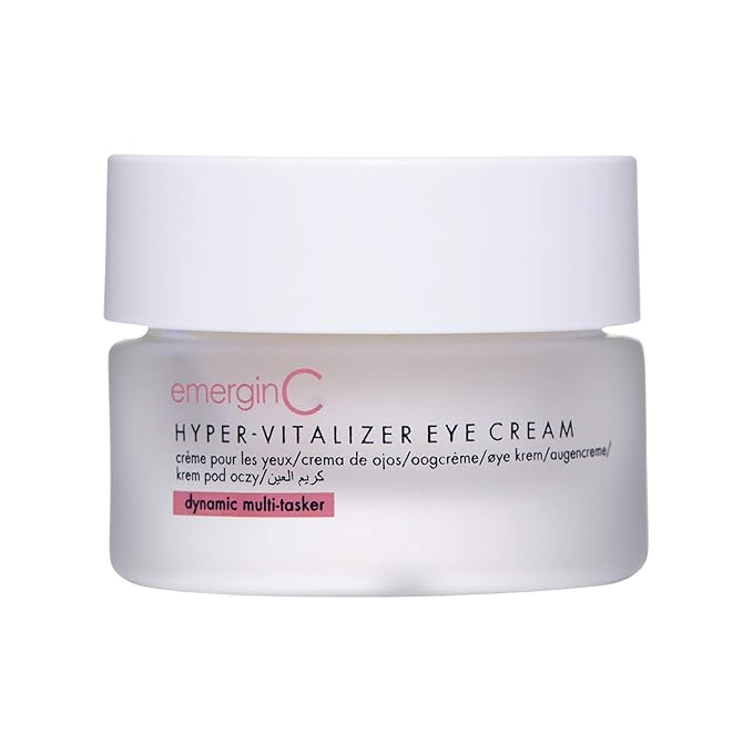 emerginC Hyper-Vitalizer Eye Cream - Antioxidant-Rich Anti-Aging Eye Cream with Vitamin C to Combat the Appearance of Dark Circles + Fine Lines (0.5 oz, 15 ml)