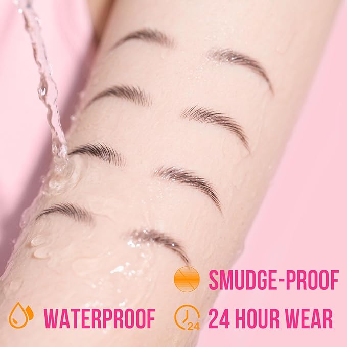 iMethod Curved Eyebrow Pen and Brow Gel Clear - Eyebrow Pencils for Women with Natural Hair Like Strokes, Eyebrow Makeup for All-Day Defined, Waterproof, Smudge-proof, Blonde