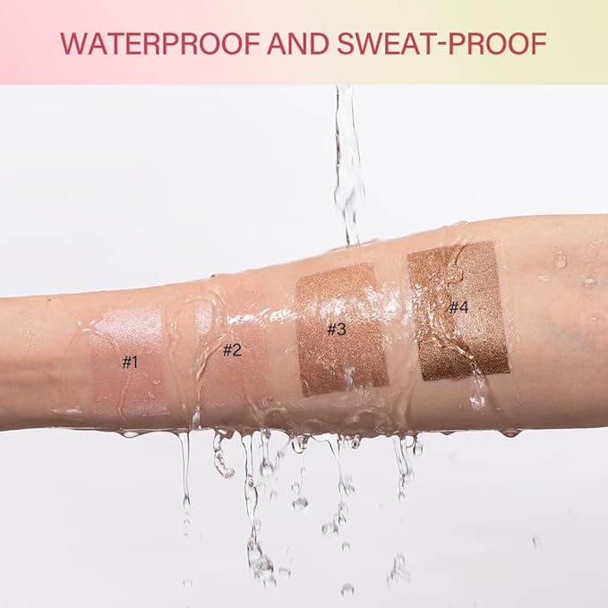 Cream Contour Stick,Multi-Use On The Go Bronzer Stick,Long-lasting Highlight Stick,Glow Bronzer Stick for Face,Lightweight and Blendable Contour Stick for Women (04# Beach Glow)