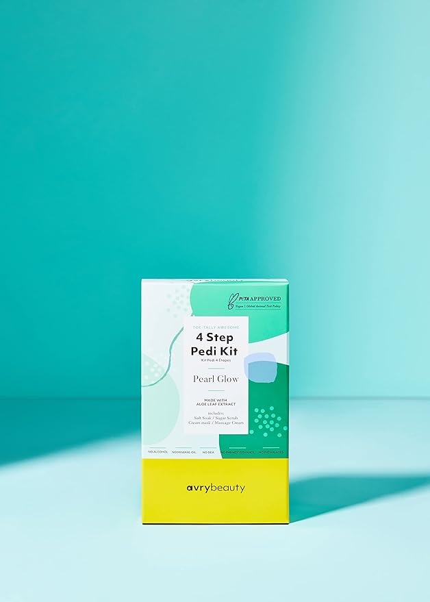 4-Step 2-pack, Pedi Pearl Glow scent, Aloe Infused, Salon Services, Pedicure, Pedi, Spa, Hydrating Pedicure, Soothing