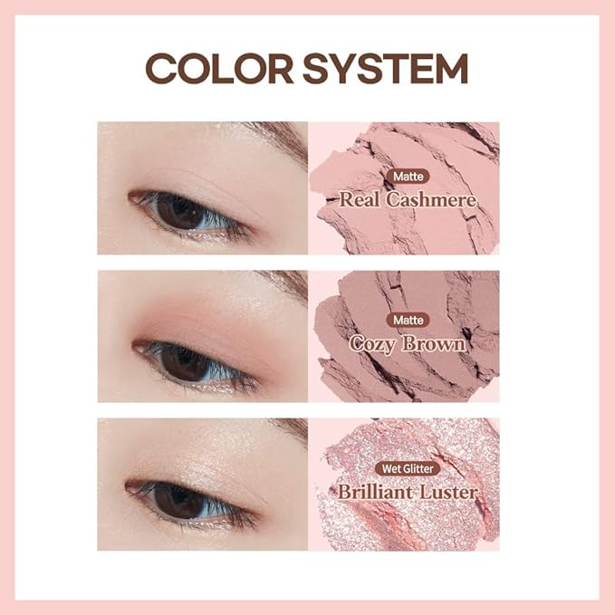 ETUDE Play Tone Eyepalette #Cashmere mauve | From Eye To Cheeks | Palette With Easy Color Matching For All | Various Texture From Sheer Matte To Wet Glitters | K-beauty