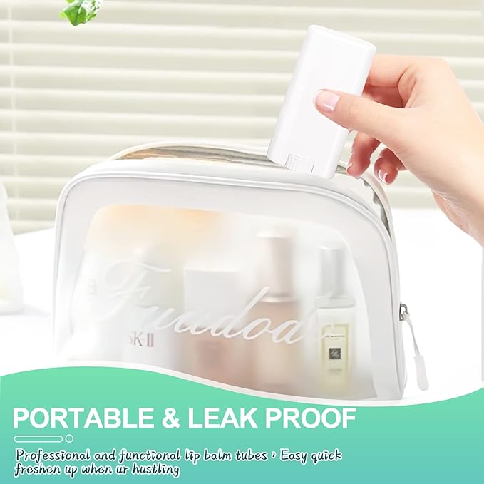 15ml Travel Deodorant Containers,Top-Fill,Empty Plastic Oval Lip Balm Tubes for Chapstick,Lip Balm,Lotion Bar Sticks,Salve,Homemade Solid Lotion,Sample Size Deodorant-30 Pack,White