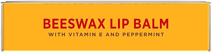 Beeswax Lip Balm Pack by Burts Bees for Unisex - 4 x 0.15 oz Lip Balm