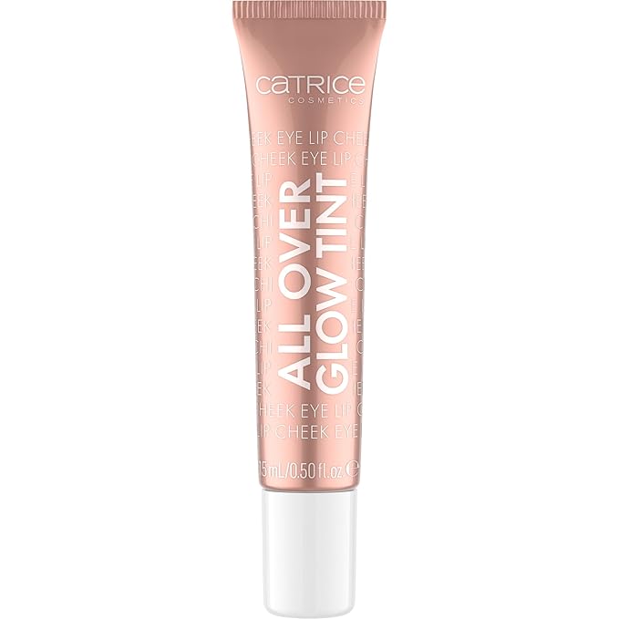 Catrice | All Over Glow Tint | Multi-Use Liquid Highlighter | Face & Body | Vitamin C, Niacinamide, Squalene, and Panthenol | Long-lasting & Lightweight | Vegan & Cruelty Free (020 | Keep Blushing)