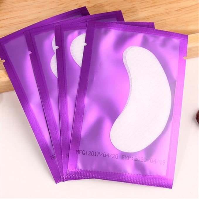 Eye Gel Patches,Under Eye Pads Lint Free Lash Extension Eye Gel Patches for Eyelash Extension Eye Mask Beauty Tool (100)
