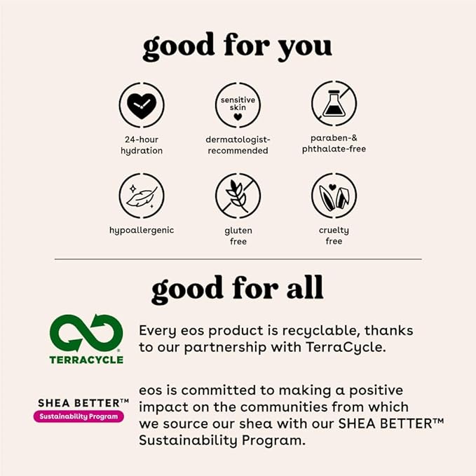 eos 24H Moisture Super Balm- Mango Kiwi, Limited-Edition Lip Mask, Lip Butter, 0.35 fl oz