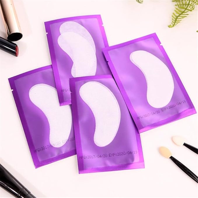 Eye Gel Patches,Under Eye Pads Lint Free Lash Extension Eye Gel Patches for Eyelash Extension Eye Mask Beauty Tool (100)