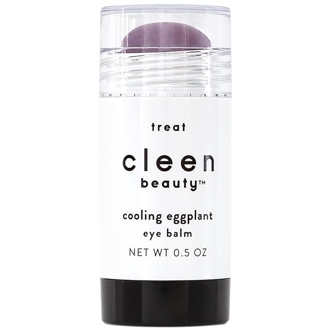 Cleen Beauty Cooling Eggplant Eye Balm | Under Eye Stick | Dark Circles Under Eye Treatment for Women | Puffy Eyes Treatment - Paraben Free | 0.5 Oz