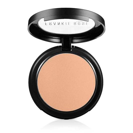 Frankie Rose Cosmetics Powder Foundation – Full Coverage Face Powder For Pores & Imperfections, Evens Out Skin Tone & Shine-Control | 58 Grams (Vintage)