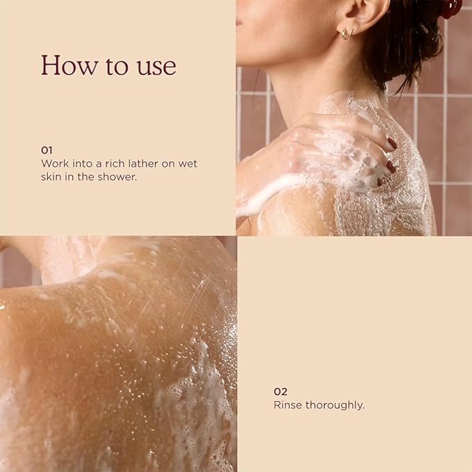 HANNI Cocoon Cleanse Serum with Shea Butter, Soap-Free Body Wash and Shaving Cream Replacement, Hydrating Cleanser with Eucalyptus, 3.7 oz