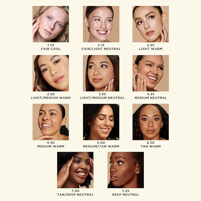 HALEYS Re-form Luminous Skin Foundation, VEGAN + CRUELTY-FREE, Blurs, Conceals, Blendable, Buildable Med-to-Full Coverage, Weightless, Oil-free, All-Day Wear, Hyaluronic Acid, All skin types (7.0)