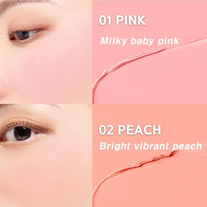 BBIA Ready To Wear Downy Cheek Cream Blush 8 Color - Creamy Blendable & Buildable Blush Dewy Texture & Matte Finish High Pigment Longlasting Lightweight Natural Face Makeup, 0.12oz (05 DOWNY CORAL)