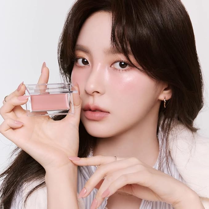 BBIA Ready To Wear Downy Cheek Cream Blush 8 Color - Creamy Blendable & Buildable Blush Dewy Texture & Matte Finish High Pigment Longlasting Lightweight Natural Face Makeup, 0.12oz (02 DOWNY PEACH)