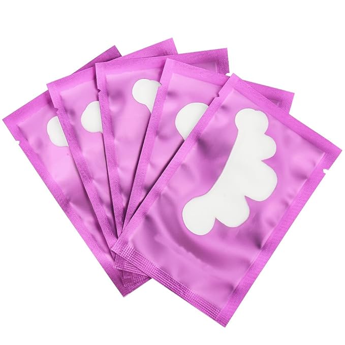 100 Pair Cloud Shape Eye Under Gel Pads Eyelash Extensions Patches,Lash Extension Lint Free Under Hydrogel Eye Mask Pads Beauty Tools (Purple)