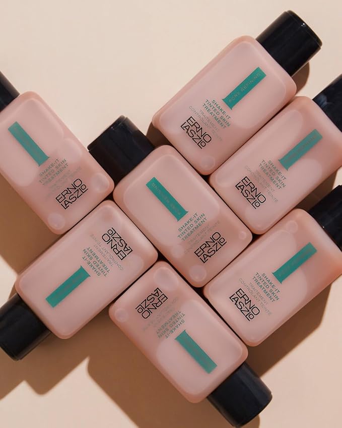 Erno Laszlo Shake-It Tinted Skincare Treatment, Deep Face Tint for Deeper Complexions, Beautiful Skin Tone, Controls Oil, Natural Matte Finish (3 Fl Oz)