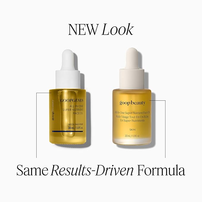 goop Beauty Nutrient Face Oil | Anti Aging Moisturizer for Smooth Skin Texture & Wrinkles | Bakuchiol, Cacay, & Organic Amla | 1 fl oz