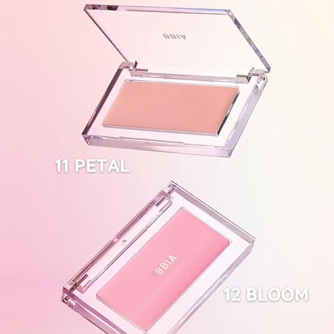 BBIA Ready To Wear Downy Cheek Cream Blush 8 Color - Creamy Blendable & Buildable Blush Dewy Texture & Matte Finish High Pigment Longlasting Lightweight Natural Face Makeup, 0.12oz (02 DOWNY PEACH)