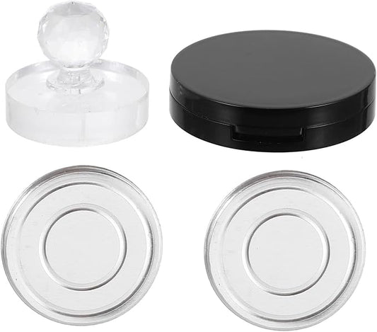 FOMIYES Eyeshadow Pallets Makeup Storage Organizer Box Empty Loose Powder Blush Container Empty Blush Case Loose Powder containers Compact Container: Reusable Eyeshadow Pallets Makeup Pallet