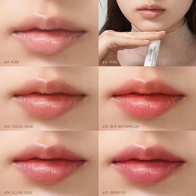 All Day Essential Tinted Lip Balm 04 Allure Rose | Natural Gloss Balm, Moisturizing Lip Care, Deep Nourishing Plant-Based Chapstick, Lasting Hydration Lip Butter for Dry Cracked Chapped Lips