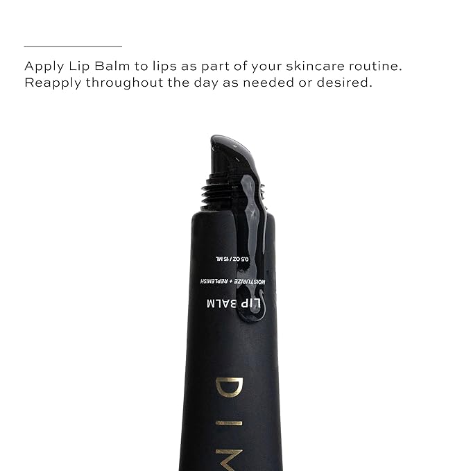 DIME Beauty Lip Balm, Hydrating Lip Balm and Gloss, Vegan & Cruelty-Free, Anti-Aging Lip Care, 5 oz / 15 ml