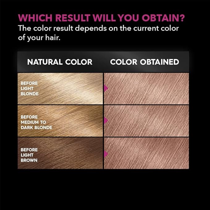 Garnier Hair Color Olia Ammonia-Free Brilliant Color Oil-Rich Permanent Hair Dye, 8.22 Medium Rose Gold, 2 Count (Packaging May Vary) (Pack of 2)