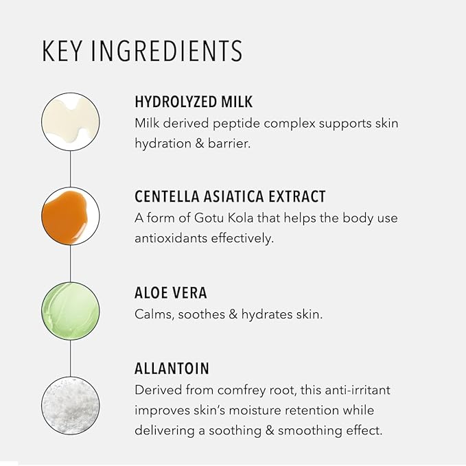 HydroPeptide Cashmere Cleanse, Facial Rose Milk, Clean & Balance Skin's Natural Oils, 6.76 Ounce