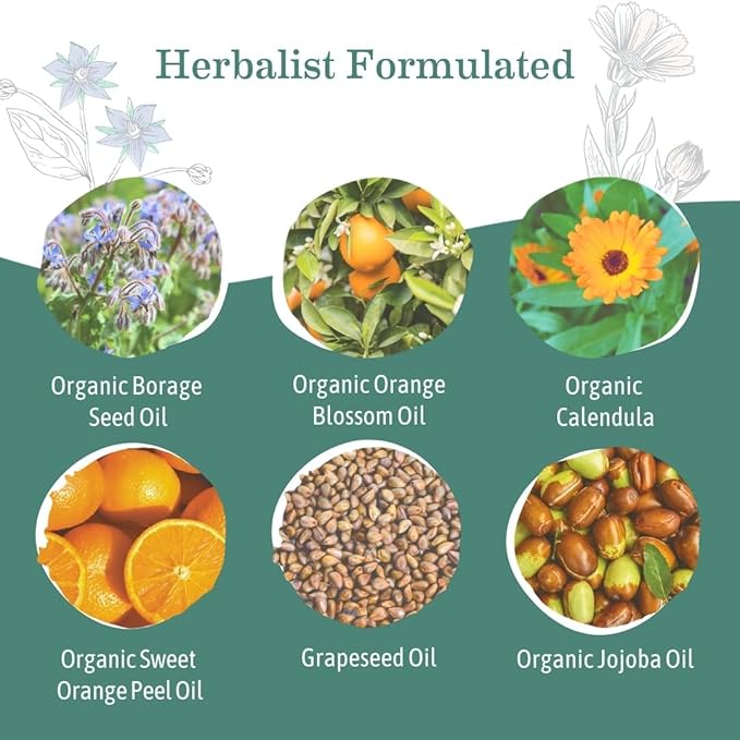 Earth Mama Belly Oil for Dry Skin | Calendula Skin Care Moisturizer Oil to Encourage Natural Elasticity and Help Prevent Stretch Marks During Pregnancy and Postpartum, 4-Fluid Ounce