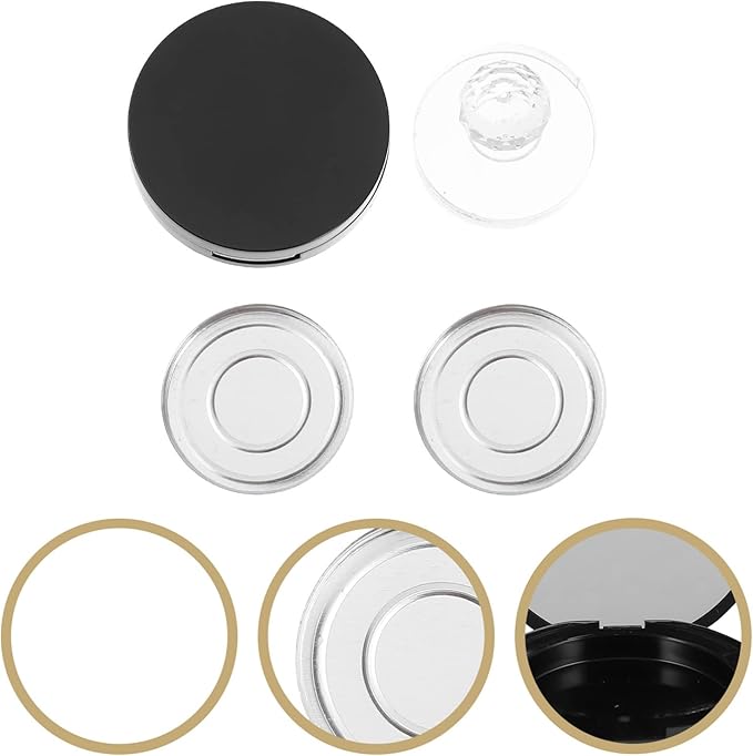 FOMIYES Eyeshadow Pallets Makeup Storage Organizer Box Empty Loose Powder Blush Container Empty Blush Case Loose Powder containers Compact Container: Reusable Eyeshadow Pallets Makeup Pallet