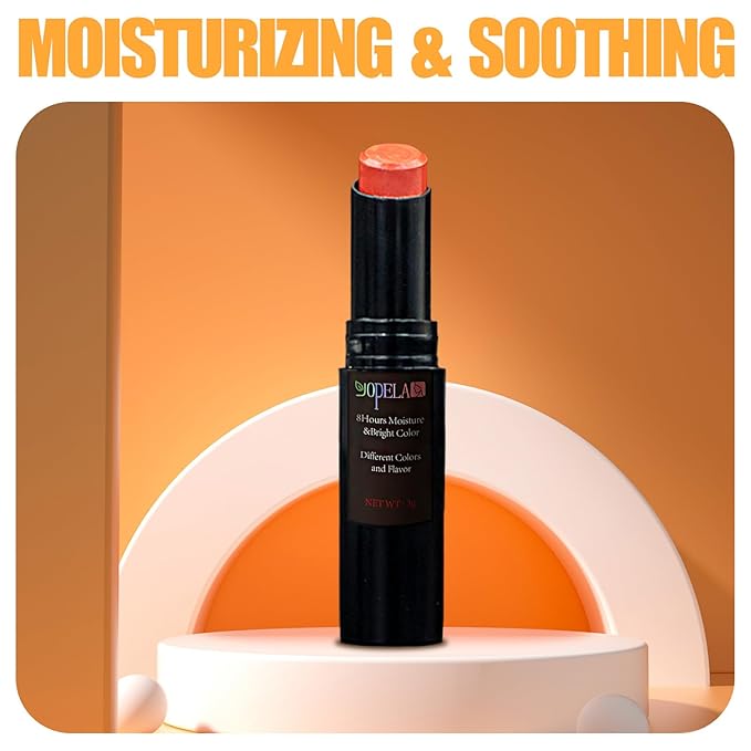 10 Pack Tinted Lip Balm Stocking Stuffers Tinted Chapstick - Moisturizing, Soothing, and Repairing Dry and Chapped Lips