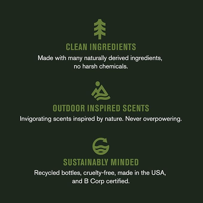 Every Man Jack Nourishing Coastal Moss Mens Body Wash for All Skin Types - Naturally Derived Ingredients - Cleanse and Hydrate Skin with Coconut and Glycerin - 24oz 2 Bottles