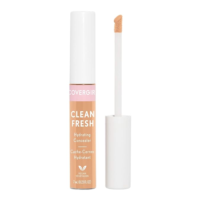 COVERGIRL Clean Fresh Hydrating Concealer, Light, 0.23 Fl Oz