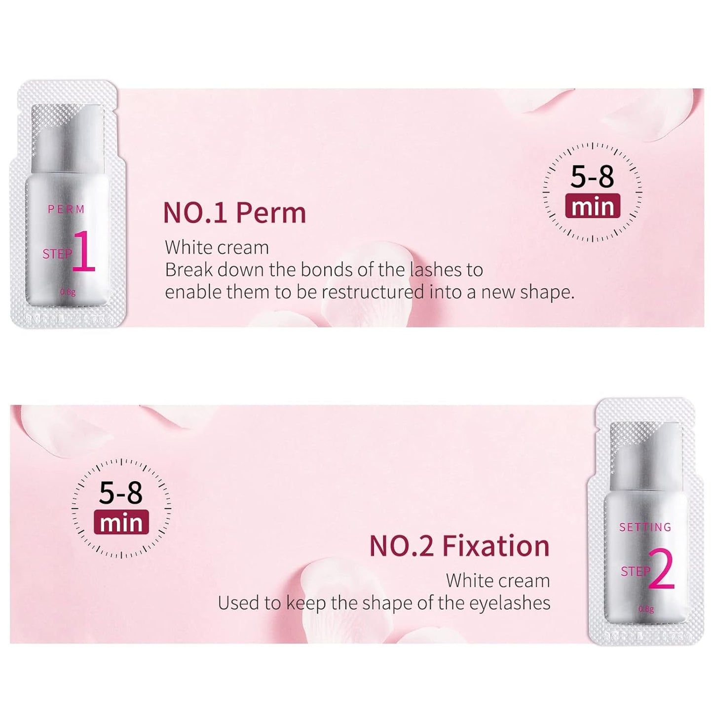 2025 Upgraded Fast Perm Lash Lift Kit Eyelash Perm Kit Eyelash Coating Lotion (Quantity: 10 Packs)