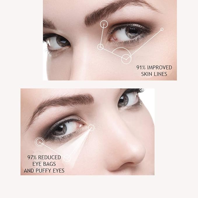 Eye Electro Vibro Purifying Cream Caviar Nettoyante Anti-Aging Removes Dark Circles Sodium Hyaluronate