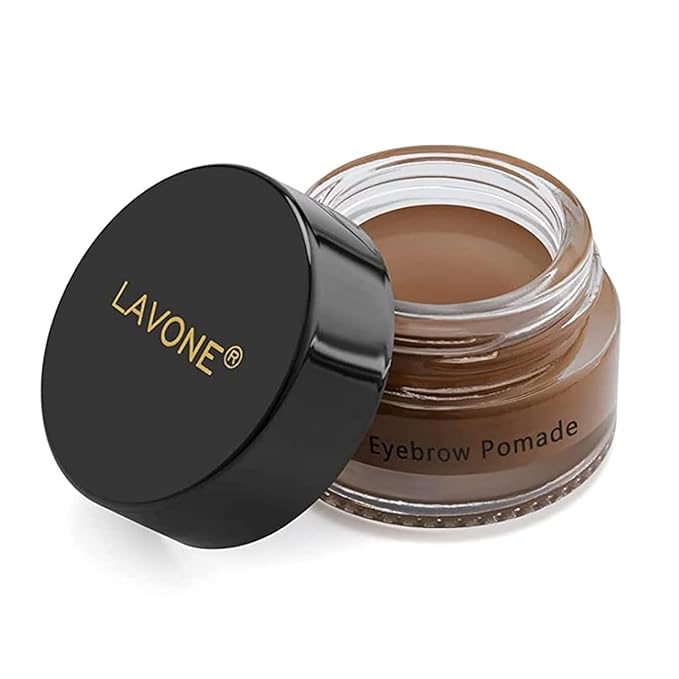 Eyebrow Pomade - Waterproof Brow Pomade for Long-lasting Results,Smudge Proof and Sweat Resistant Formula,Natural Eyebrow Makeup for All Skin Types and Tones - Light Brown