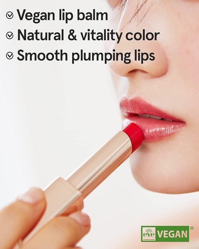 ATHÉ Authentic Lip Balm 09 INNOCENT (Tinted), Lightweight Wear & Plumping Lips without Stickiness, Moisturizing & Nourishing Plant-Based Vegan Chapstick for Dry, Petrolatum Free, Cruelty-Free