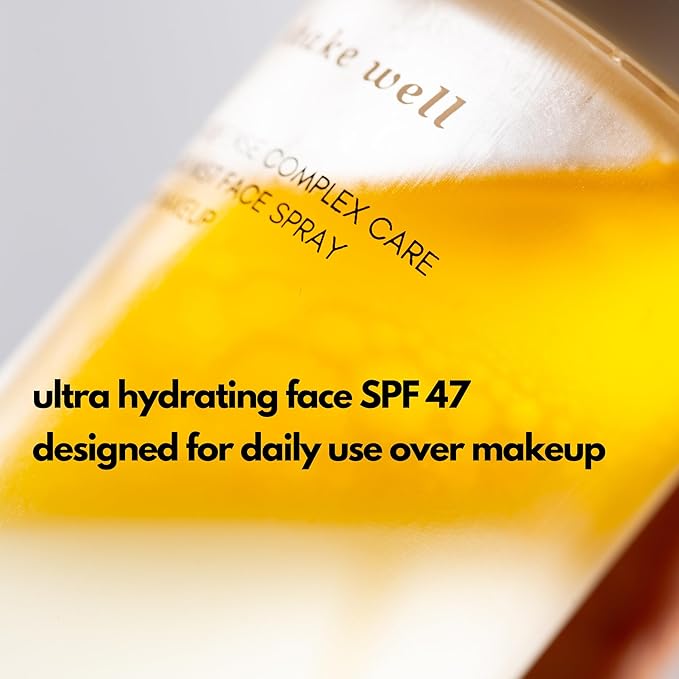 | PLUXOS 47 | SUNSCREEN + SKINCARE SPF 47 FACE MIST SPRAY (Unscented) | SUN DEFENSE COMPLEX CARE | Apply Over Makeup, Broad Spectrum, Clear, Light, Vegan, Hydrate, Fight Acne, Anti-Aging, Cell Repair