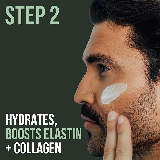 Daily Duo Skincare Set for Men | Includes Age + Damage Defense Moisturizer & Daily Power Scrub Face Wash