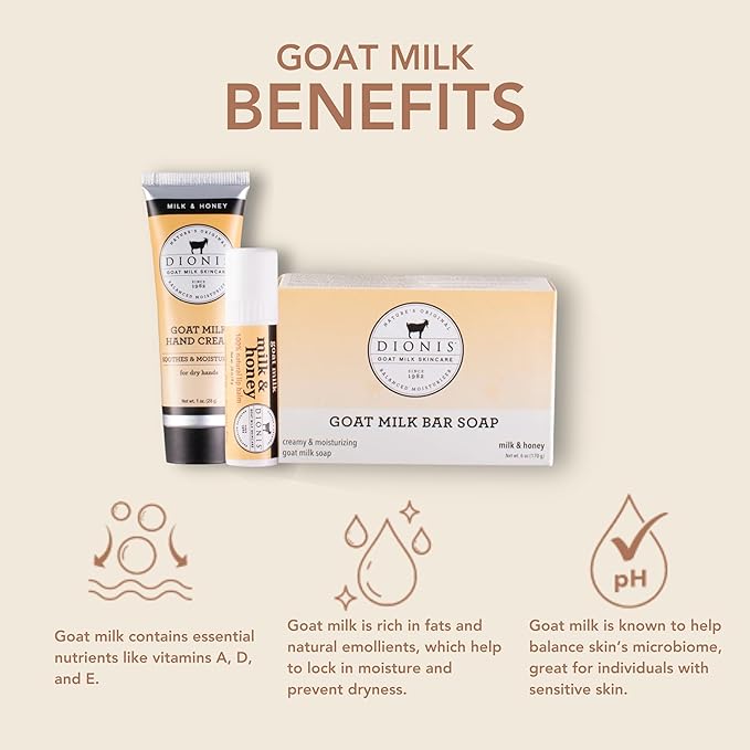 Dionis Milk & Honey Goat Milk 3 Pc Gift Set