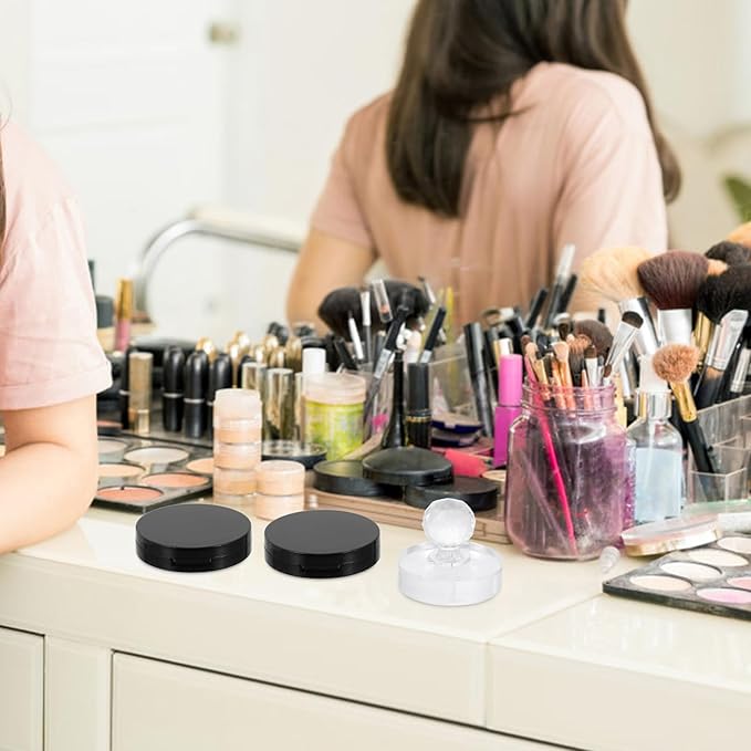 FOMIYES Eyeshadow Pallets Makeup Storage Organizer Box Empty Loose Powder Blush Container Empty Blush Case Loose Powder containers Compact Container: Reusable Eyeshadow Pallets Makeup Pallet