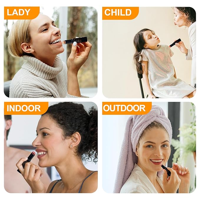 10 Pack Tinted Lip Balm Stocking Stuffers Tinted Chapstick - Moisturizing, Soothing, and Repairing Dry and Chapped Lips